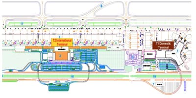 Հանոյ аэровокзал քարտեզի վրա
